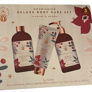 Jasmine & Neroli Nourishing Body Scrub Set - Pink Exfoliant